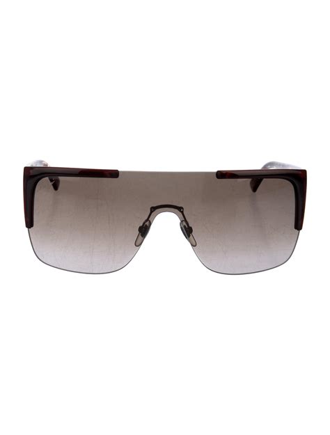 gucci visor sunglasses.